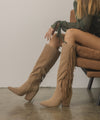 Out West - Knee-High Fringe Boots
