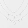 Starred Up Chain Anklet, Set of 3