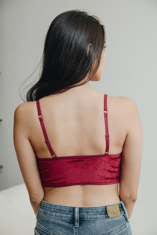 Velvet and Lace Cami