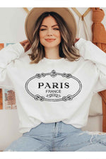 Paris France Graphic Sweatshirt Plus Size