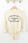Paris France Long Sleeve Tee