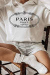 Paris France Graphic Hoodie Plus Size